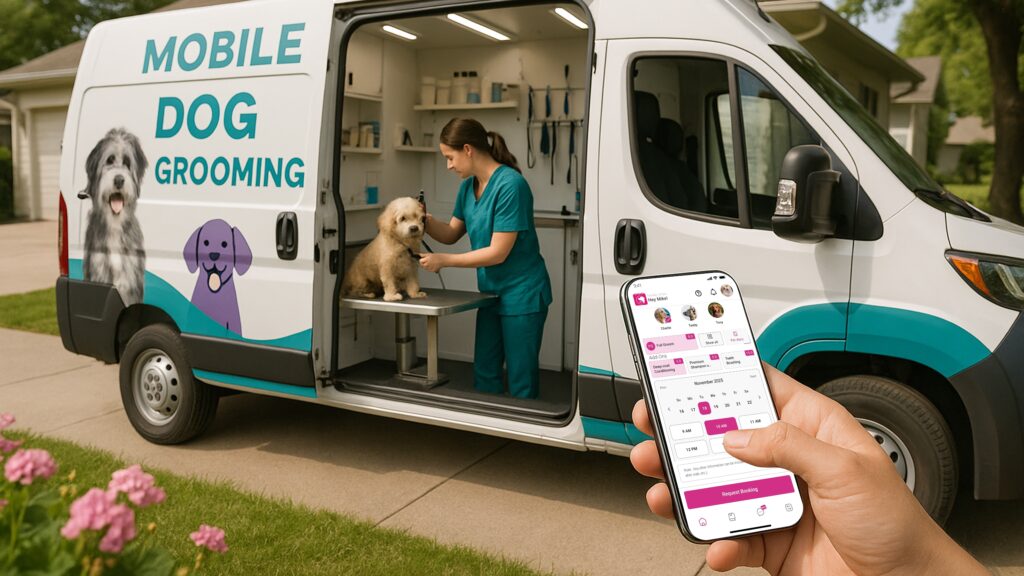 mobile pet grooming near me