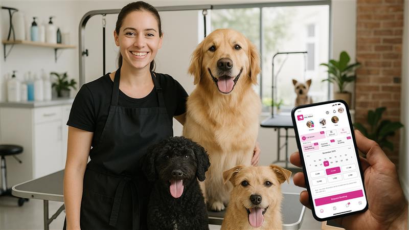 Dog boarding software